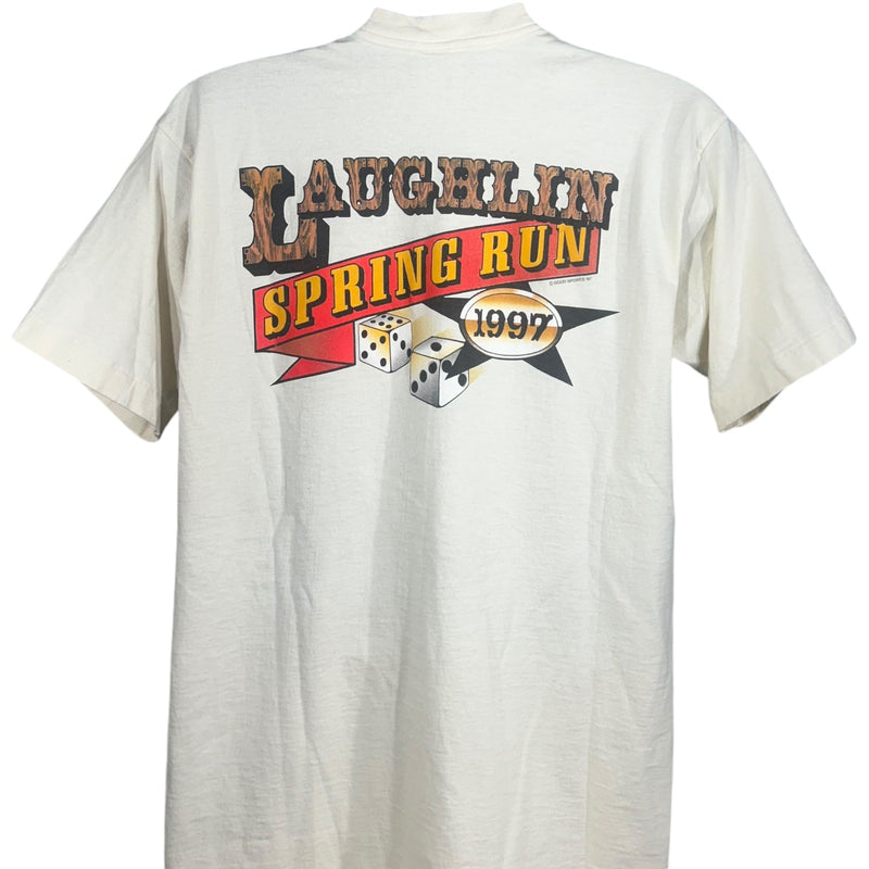 Vintage Laughlin Spring Motorcycle Run Tee 1997