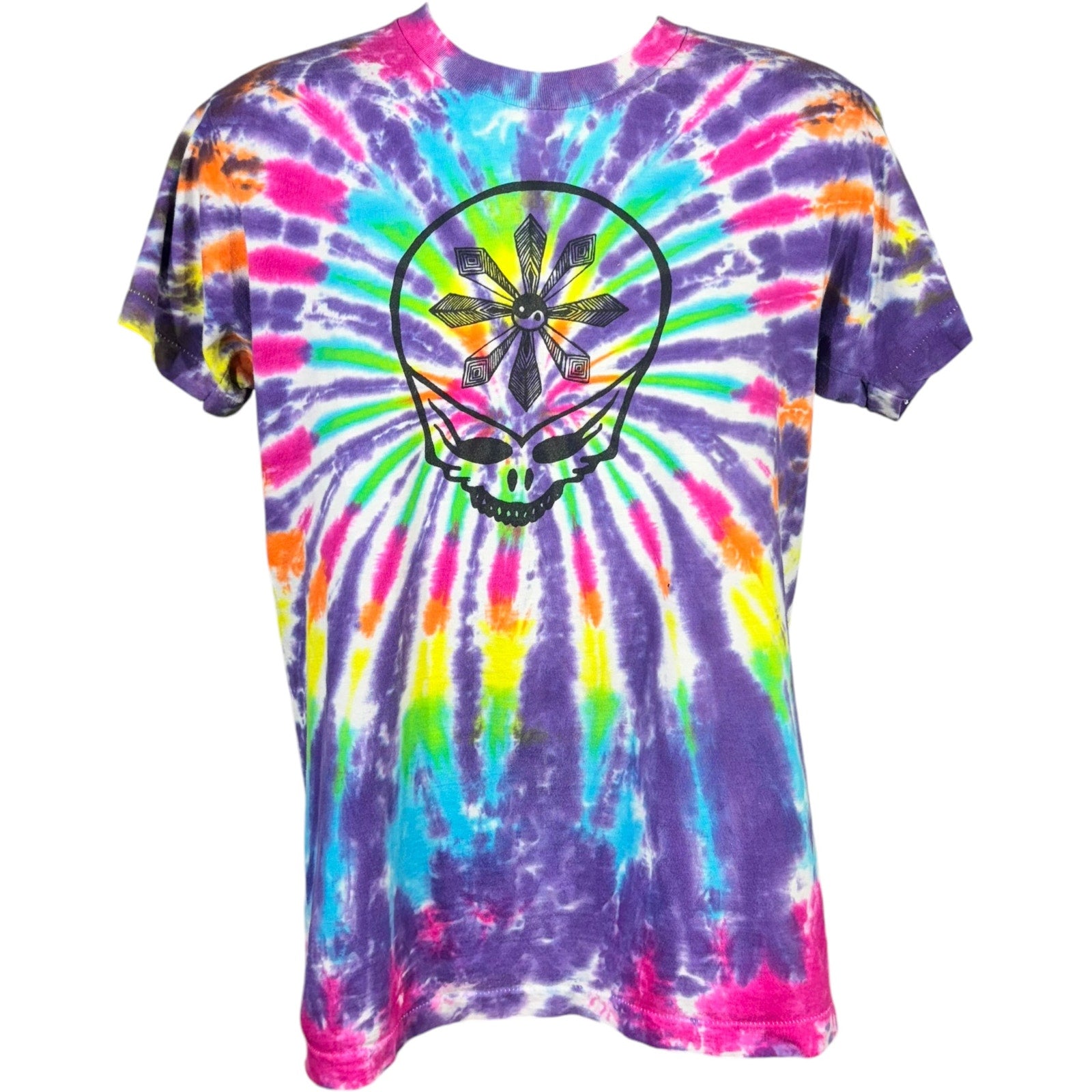 Vintage Grateful Dead Skull Tie Dye Tee 80s