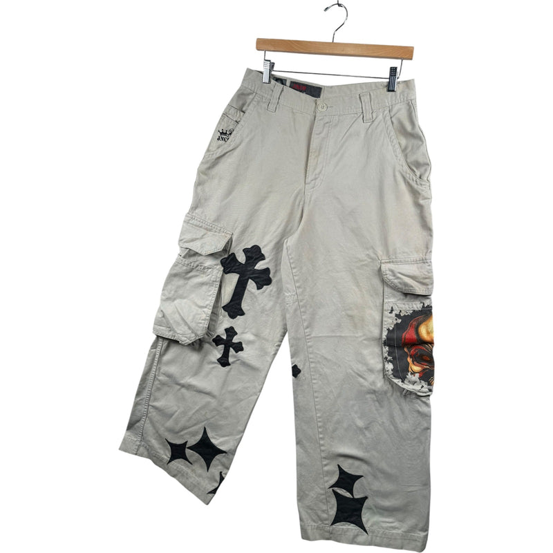 Vintage JNCO Force Baggy Graphic Cargo Pants 32