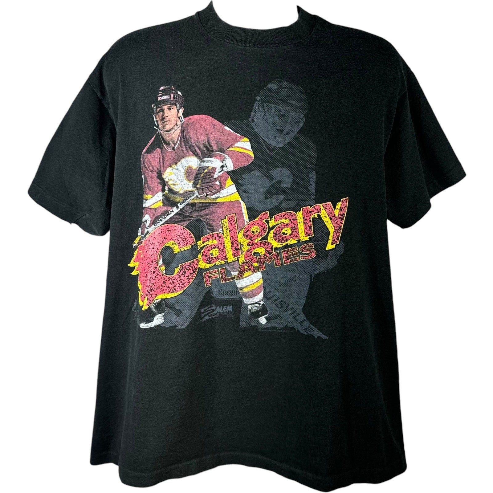 Vintage Calgary Flames Player Tee 90s