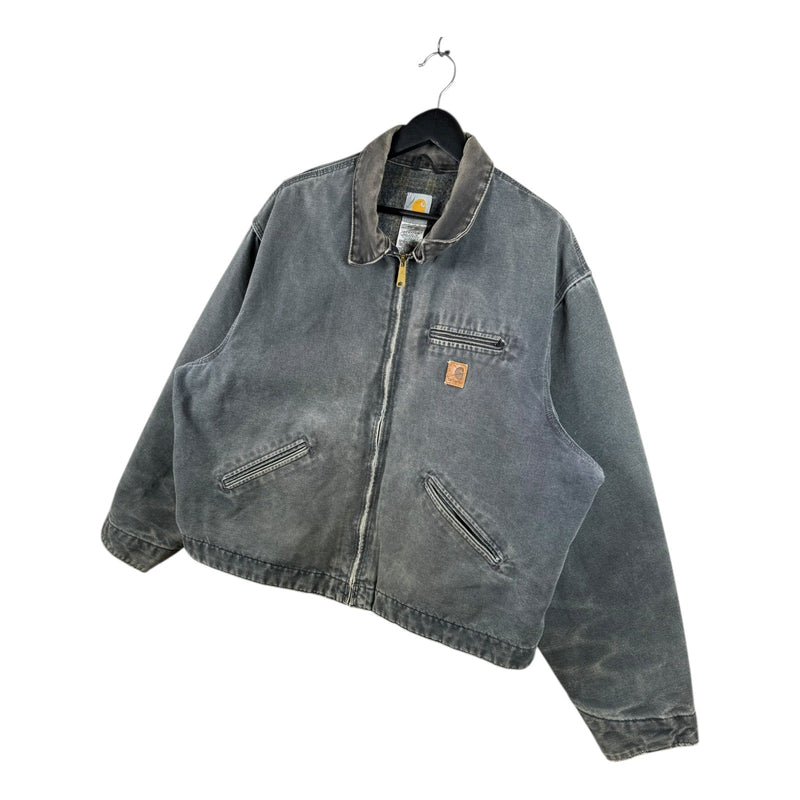 Vintage Carhartt Detroit Blanket Lined Workwear Jacket