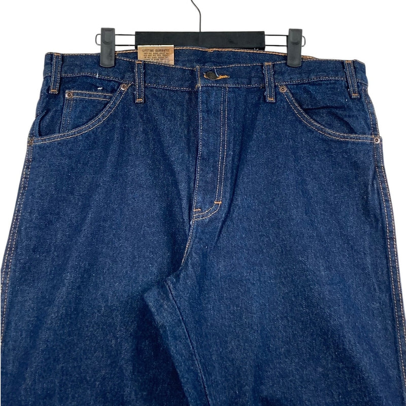 Vintage Dickies Regular Fit Dark Wash Denim Shorts 36