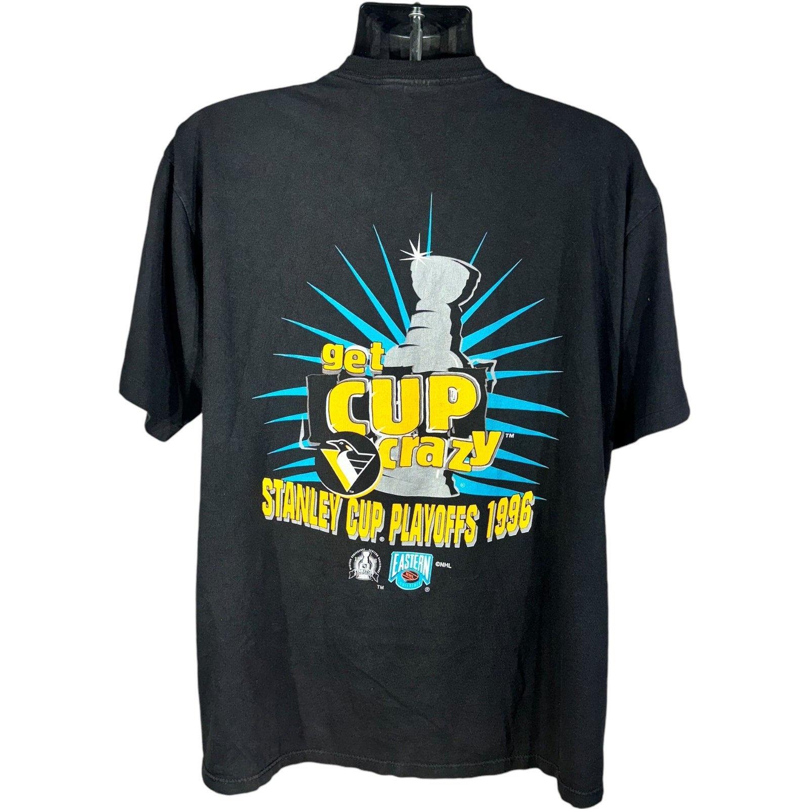 Vintage Pittsburgh Penguins Stanley Cup Playoffs Starter Tee 1996