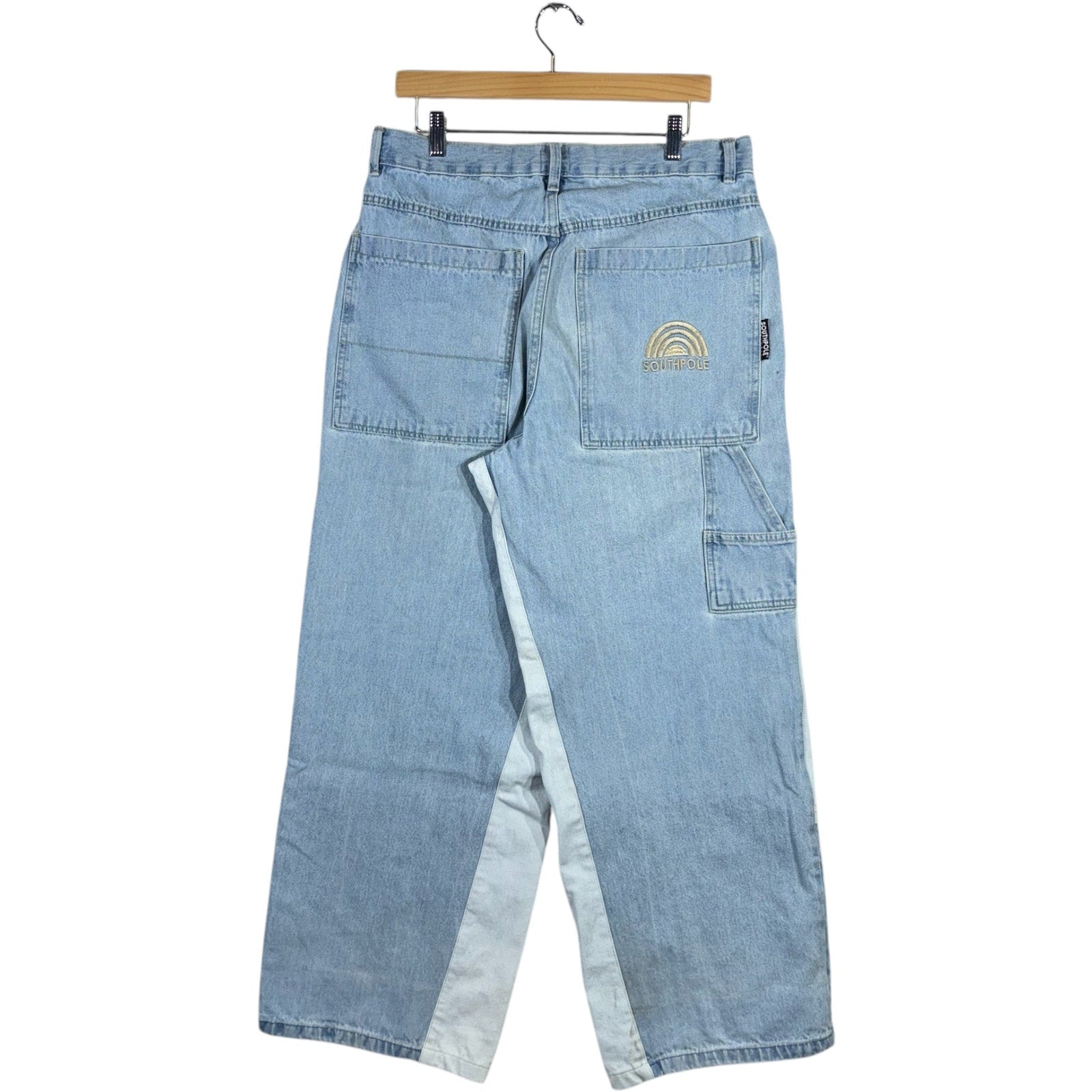 Vintage Cut & Sew Southpole Wide Leg Denim Jeans 34 x 32