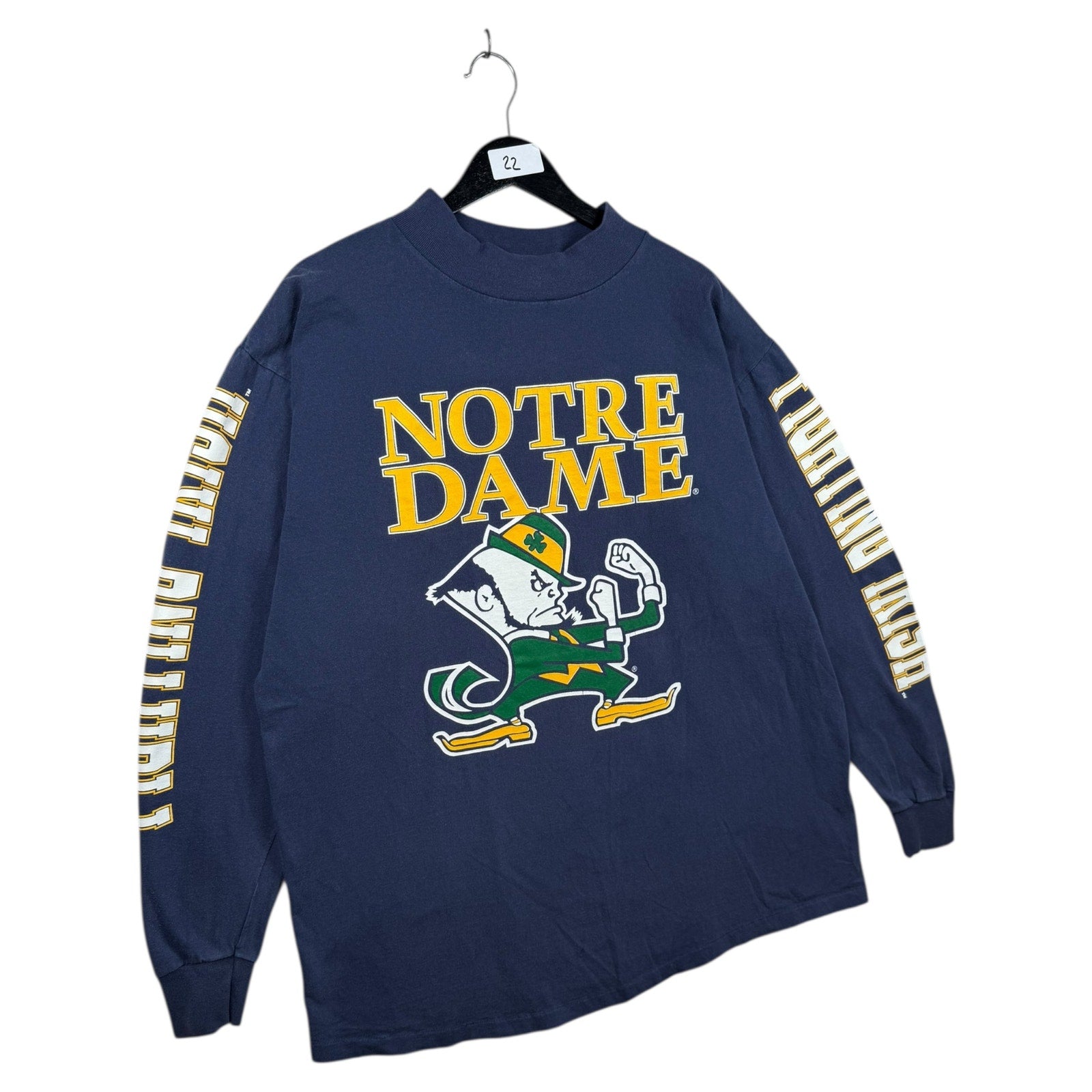 Vintage Notre Dame Fighting Irish NCAA Long Sleeve