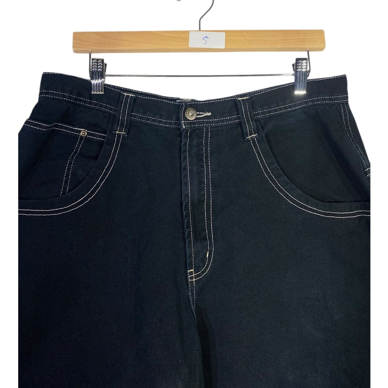 Vintage Ignition Tribal Embroidered Denim Shorts 36