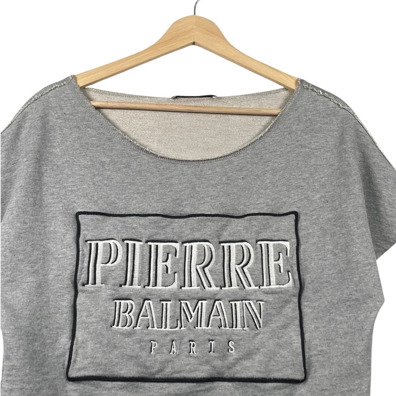 Vintage Pierre Balmain Paris Cropped T-Shirt