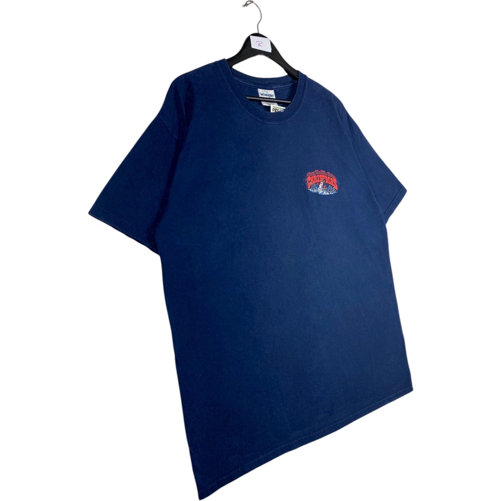 Vintage Wrangler Christmas Graphic Print T-Shirt