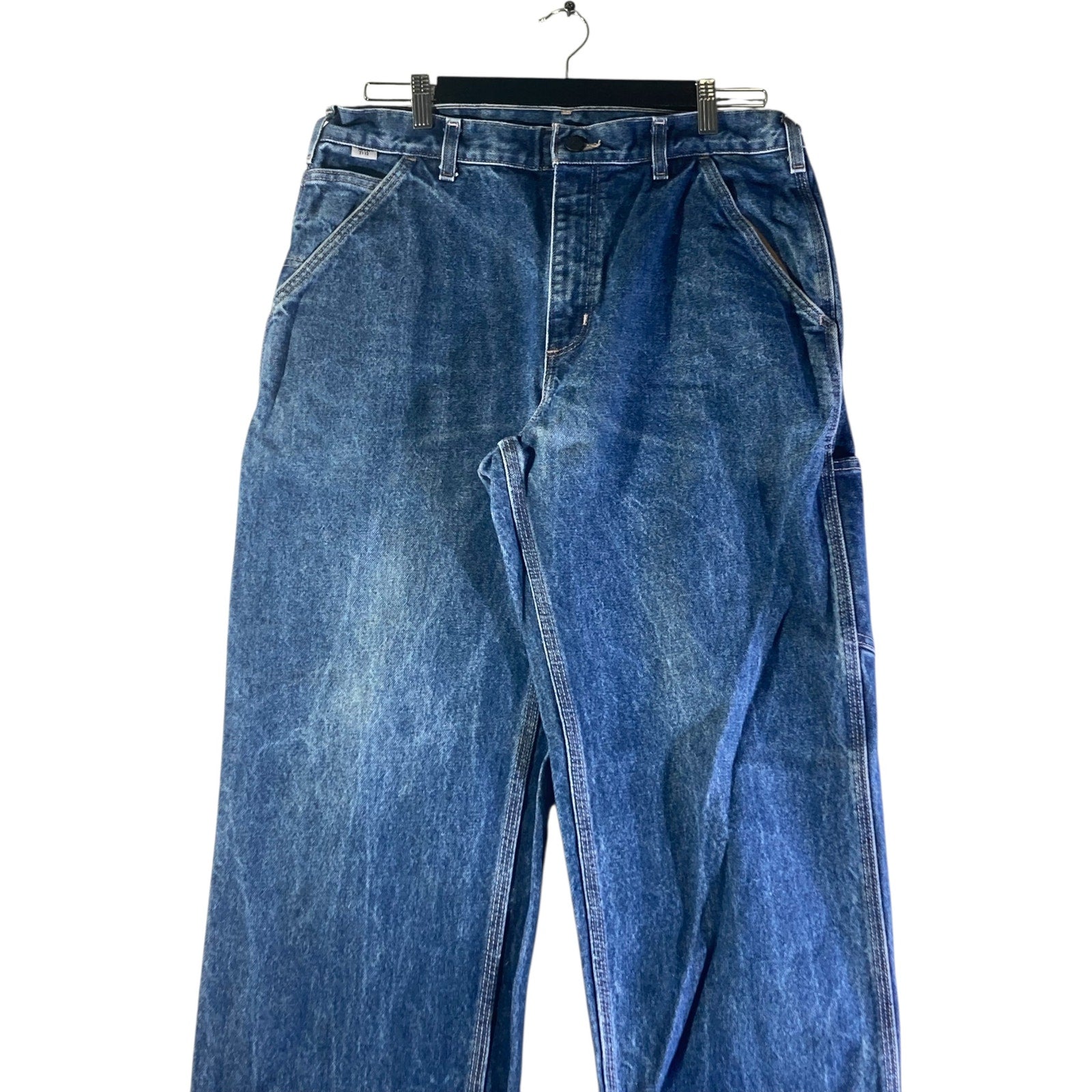 Vintage Carhartt Flame Resistant Carpenter Denim Jeans 34x32