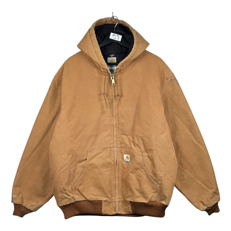 Vintage Carhartt Insulated Active Full Zip Hoodie