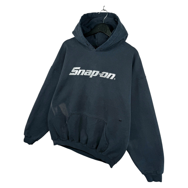 Vintage Gildan Snap-on Pullover Hoodie