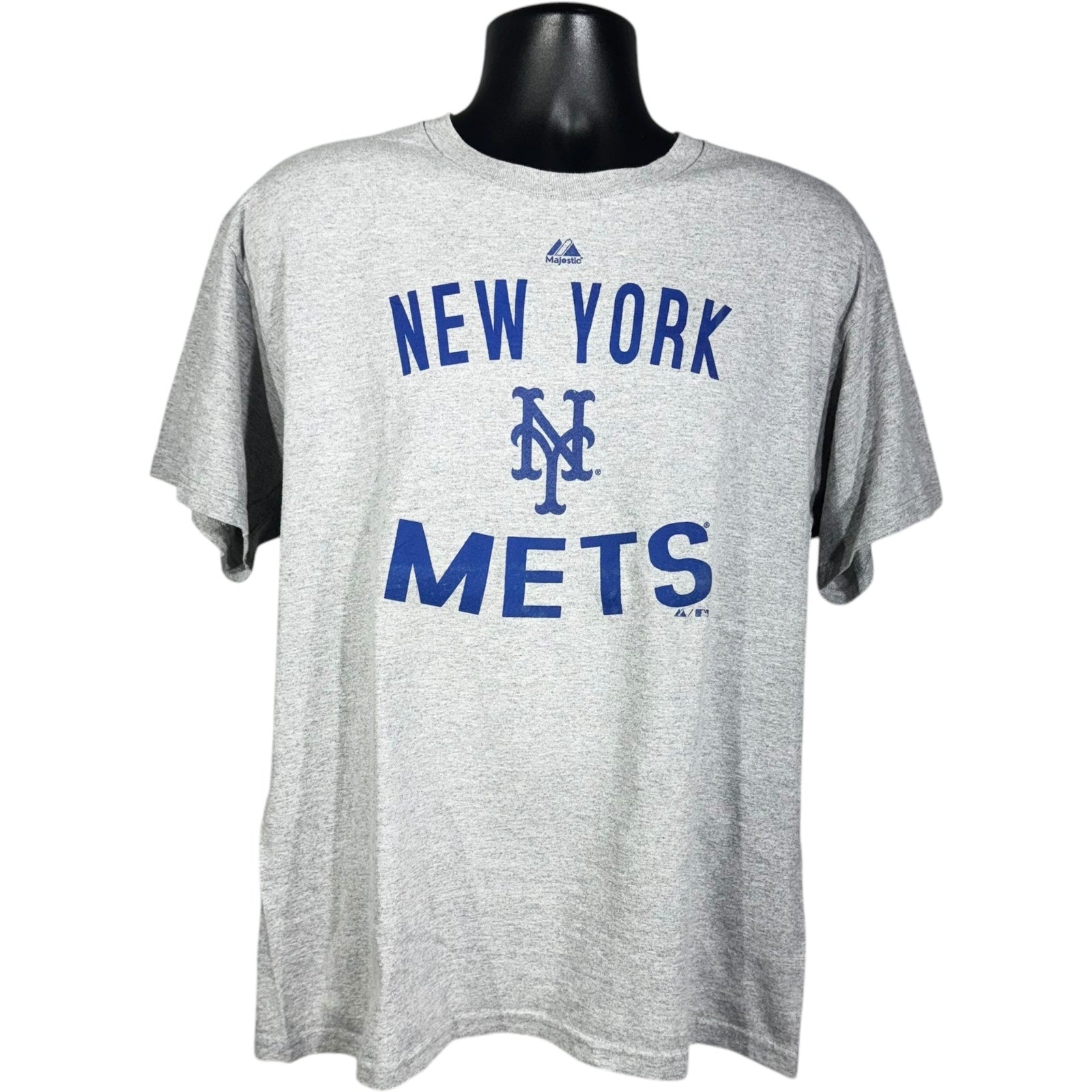 Vintage Majestic New York Mets Spellout Tee 90s