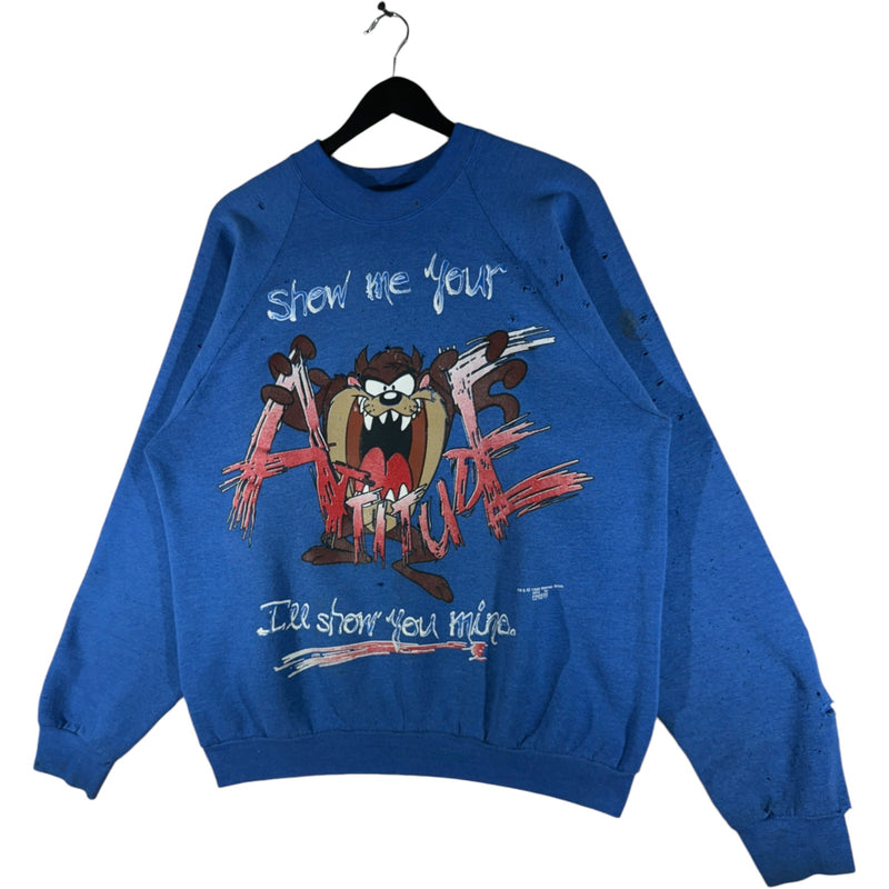 Vintage Looney Tunes "Show Me Your Attitude" Taz Crewneck