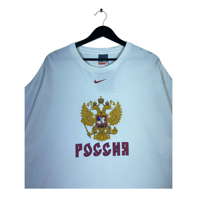 Vintage Nike Bauer Russia Team Hockey T-Shirt