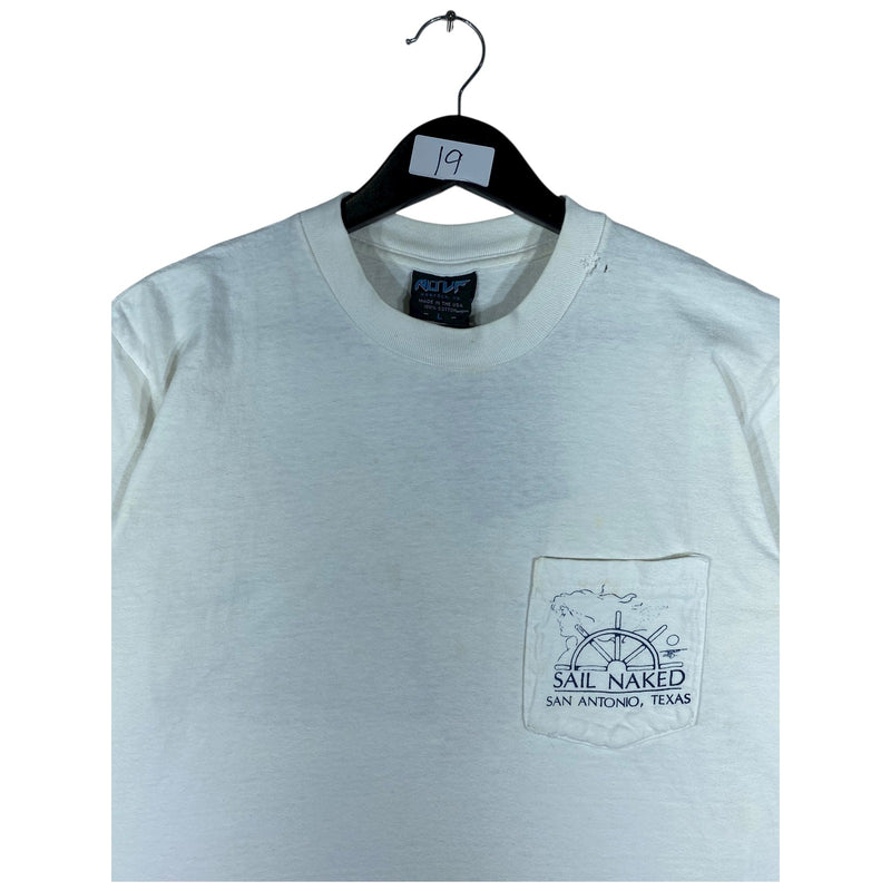 Vintage Sail Naked San Antonio Texas T-Shirt