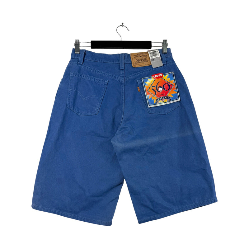 Vintage Levi's 560 Loose Fit Denim Shorts NWT 30 x 13