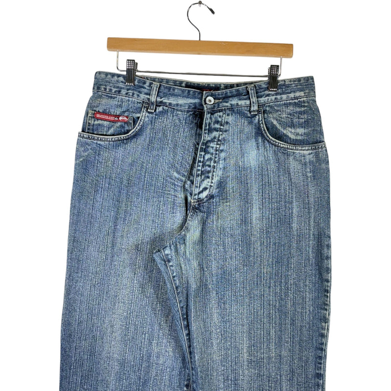 Vintage Quiksilver Wide Leg Denim Jeans M