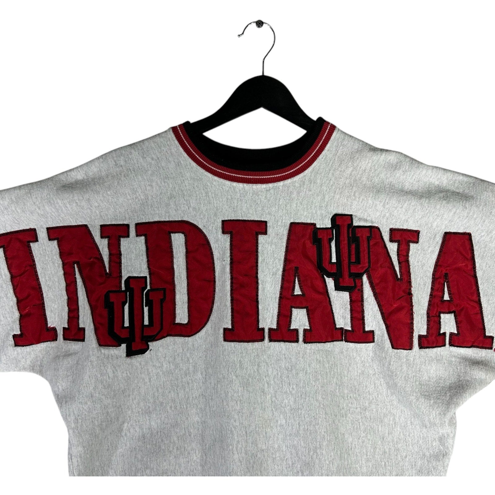 Vintage Legends Athletic Indiana University Spellout Crewneck