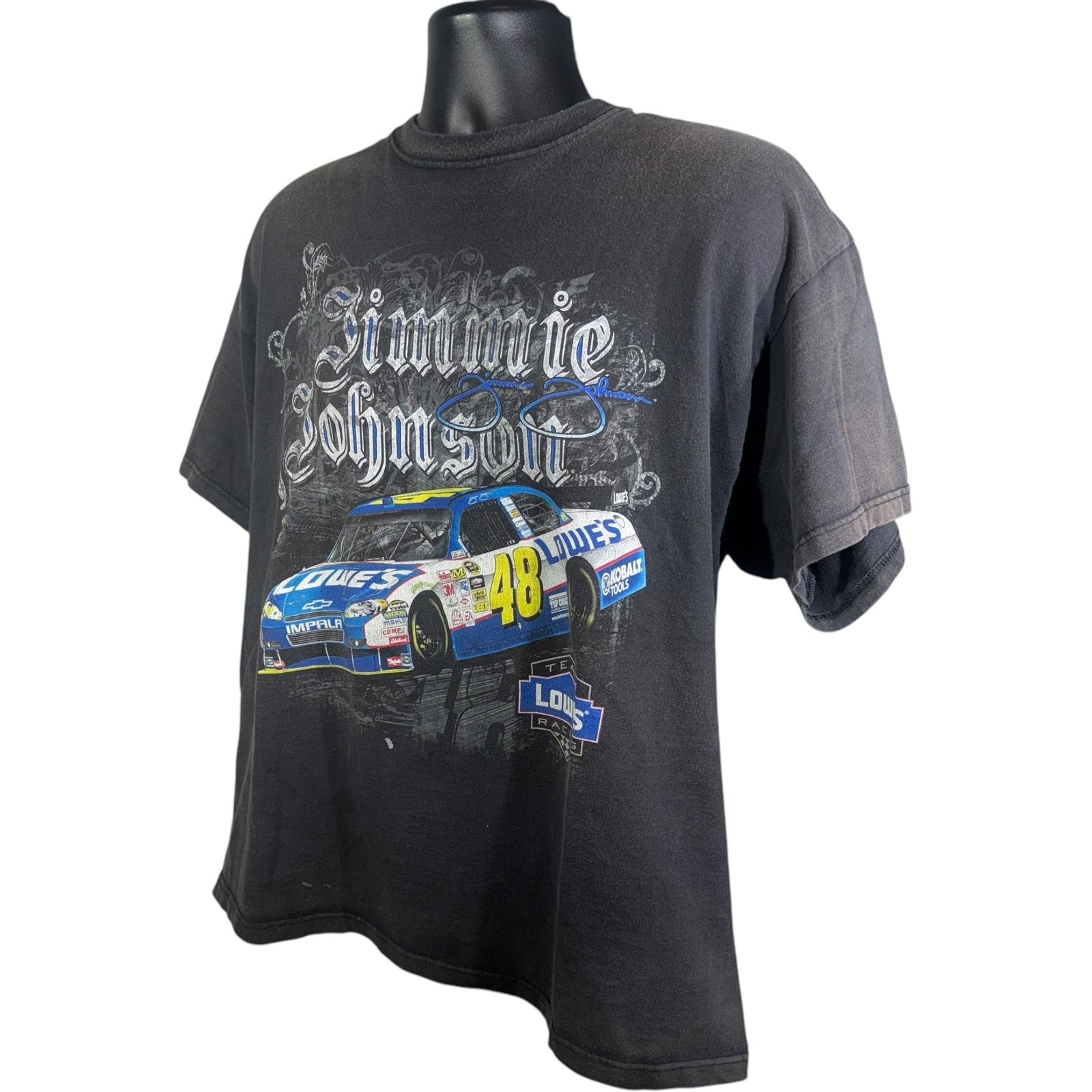 Vintage NASCAR Jimmie Johnson Double Sided Graphic Tee