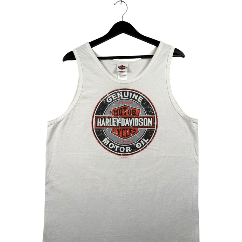 Vintage Harley Davidson Central Texas Motor Oil Tank Top
