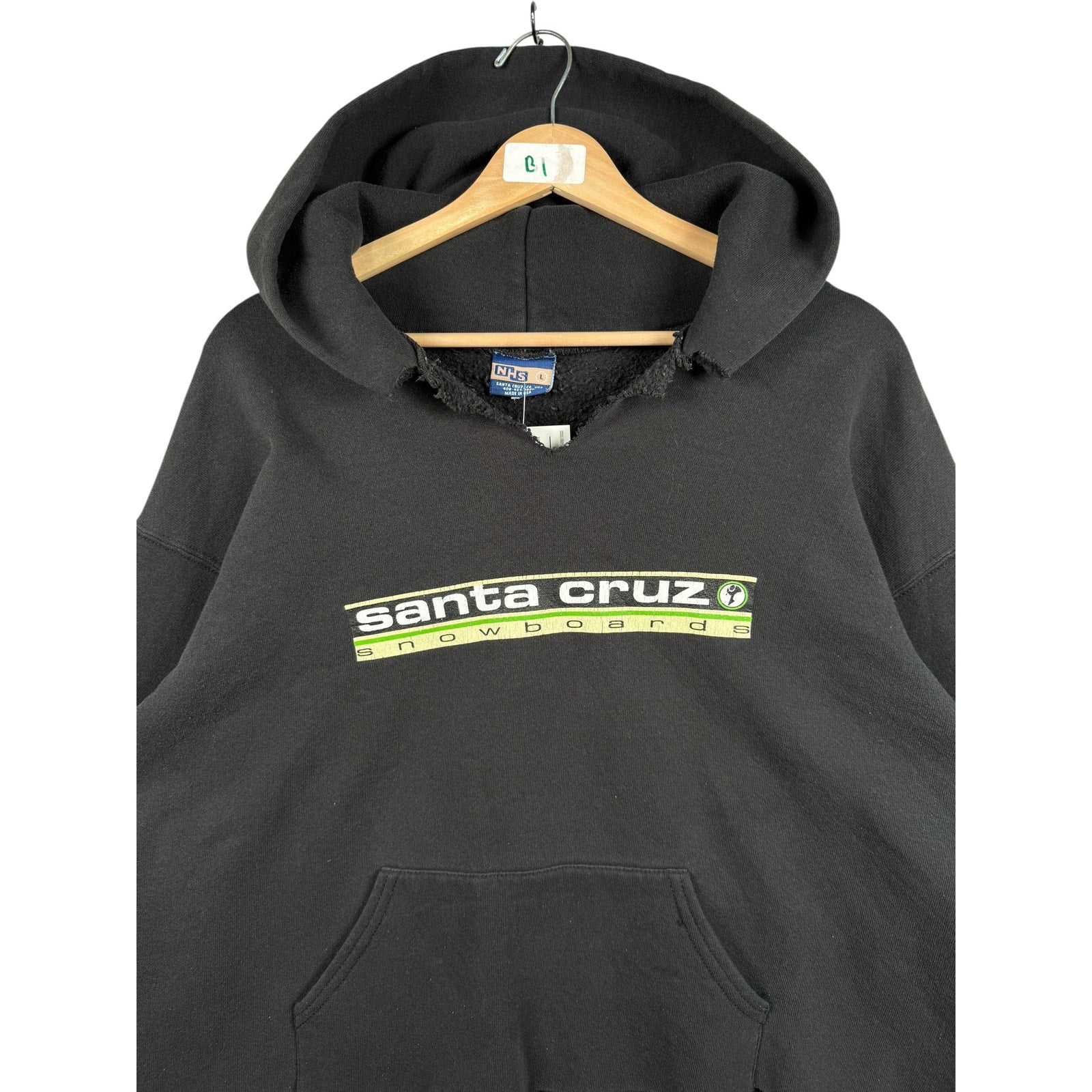 Vintage Santa Cruz Snow Boards Hoodie