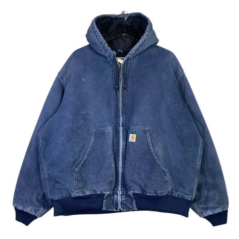 Vintage Carhartt Full Zip Workwear Hooded Jacket