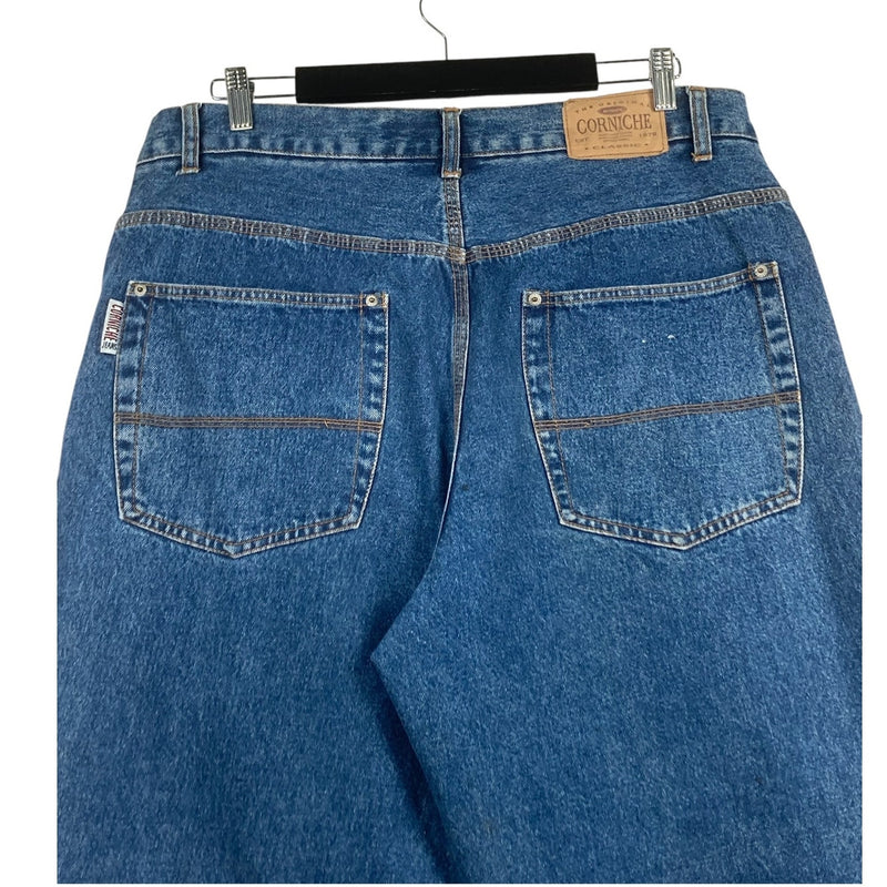 Vintage Corniche Classic Denim Shorts 36