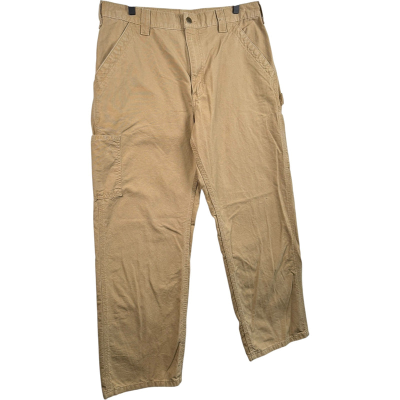 Vintage Carhartt Canvas Loose Work Cargo Pants 36