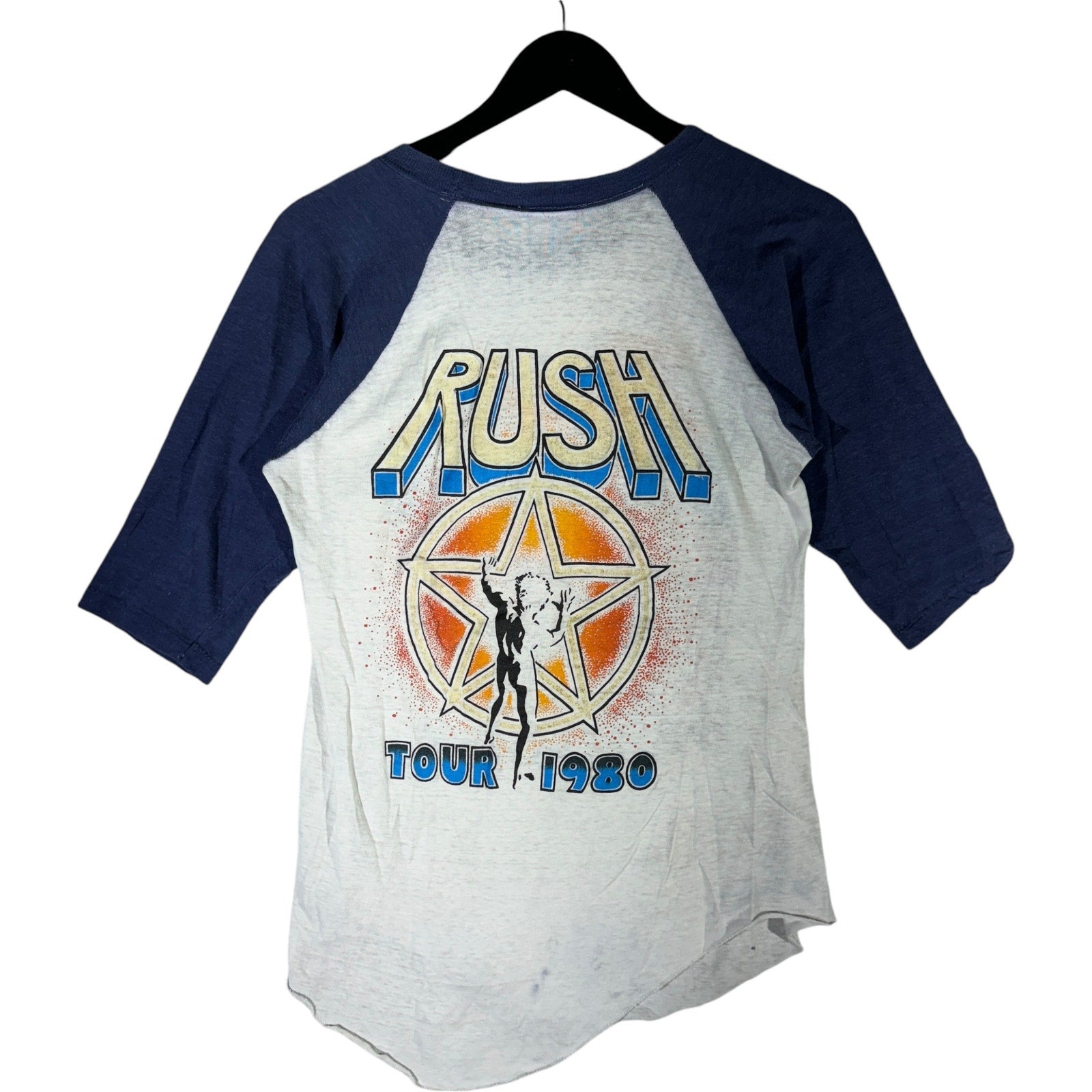 Vintage Rush 1980 Tour Raglan Long Sleeve