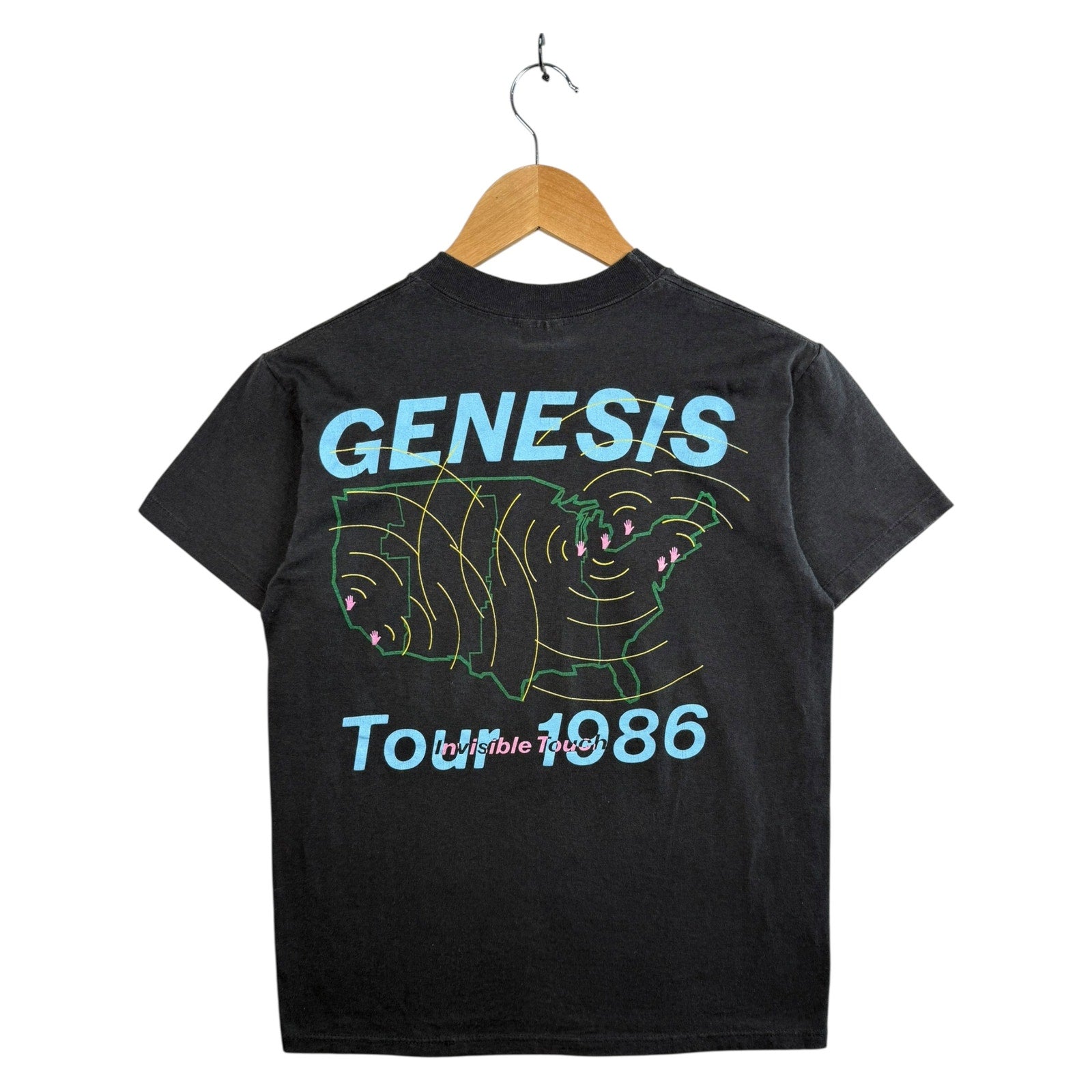 Vintage Spring Ford Genesis Invisible Touch Tour 1986 T-Shirt