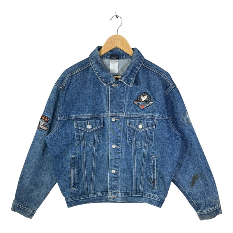 Vintage Harley-Davidson Looney Tunes Taz Denim Jacket