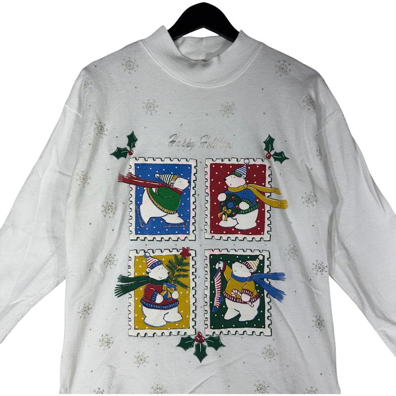 Vintage Polar Bear Christmas Crewneck