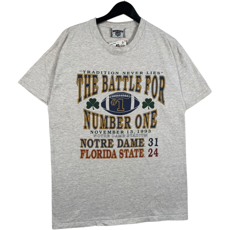 Vintage Notre Dame Vs. Florida State Football Tee