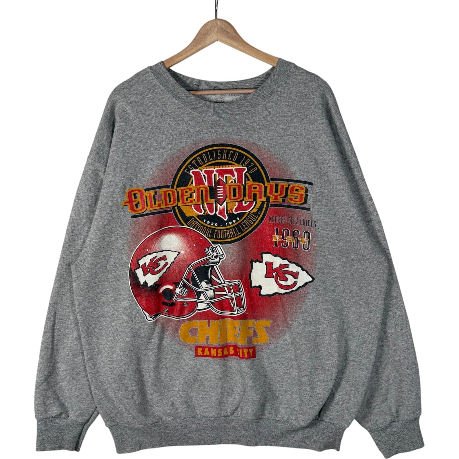 Vintage Kansas City Chiefs "Golden Days" NFL Crewneck 90s