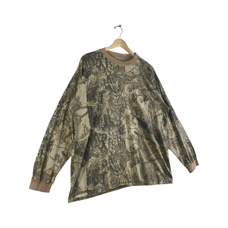Vintage Camo Realtree Hunting Long Sleeve T-Shirt