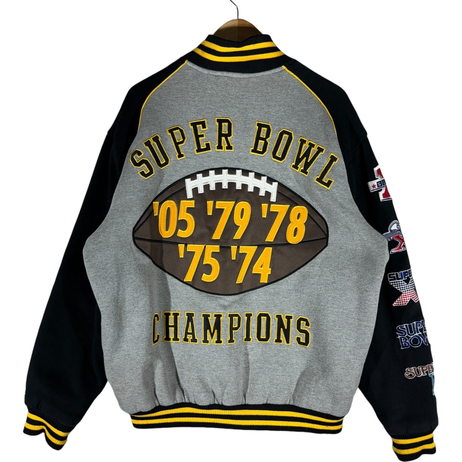 Vintage NFL Pittsburgh outlet Steelers Super Bowl Champions Jacket Size 2XL