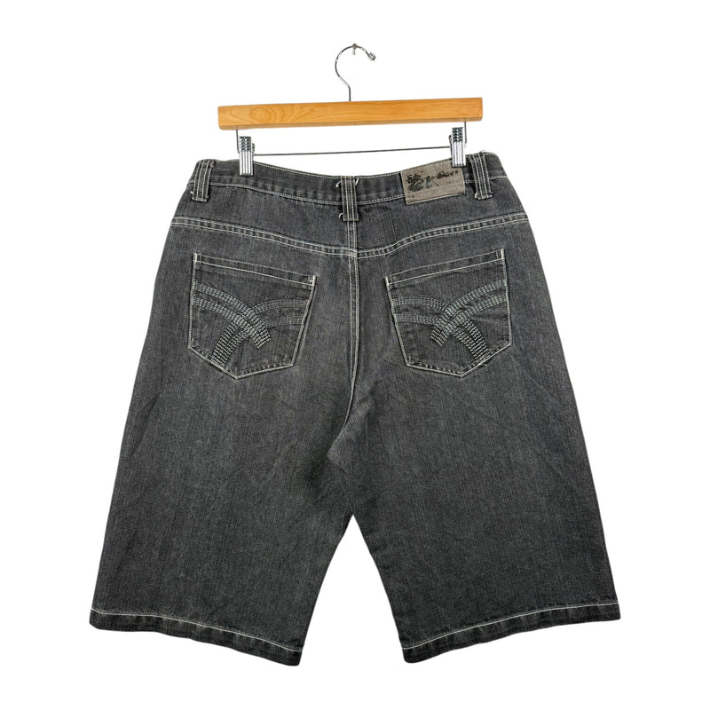 Vintage Raw Blue Denim Shorts 34