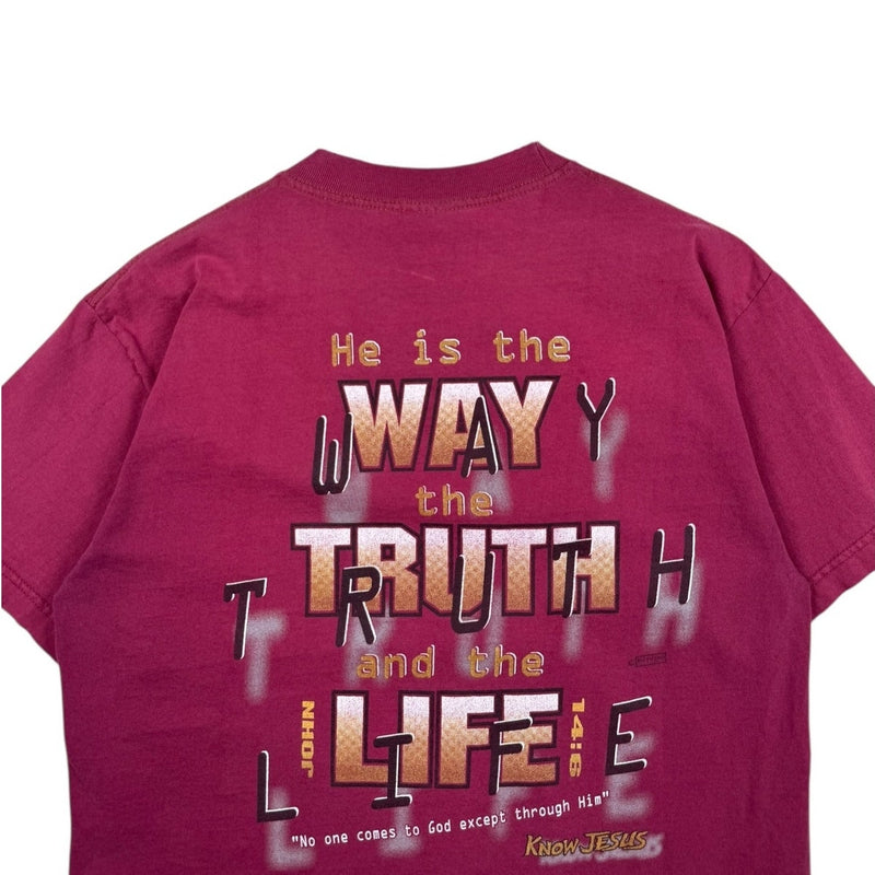 Vintage John 14:6 Way Truth Life Know Jesus T-Shirt