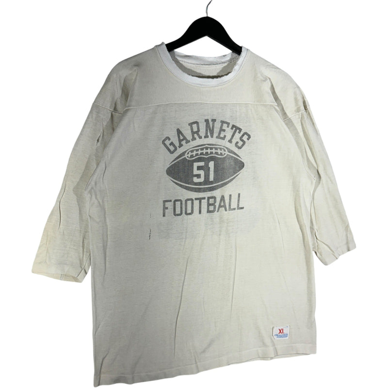 Vintage Champion Garnets Long Sleeve Football Jersey 70s