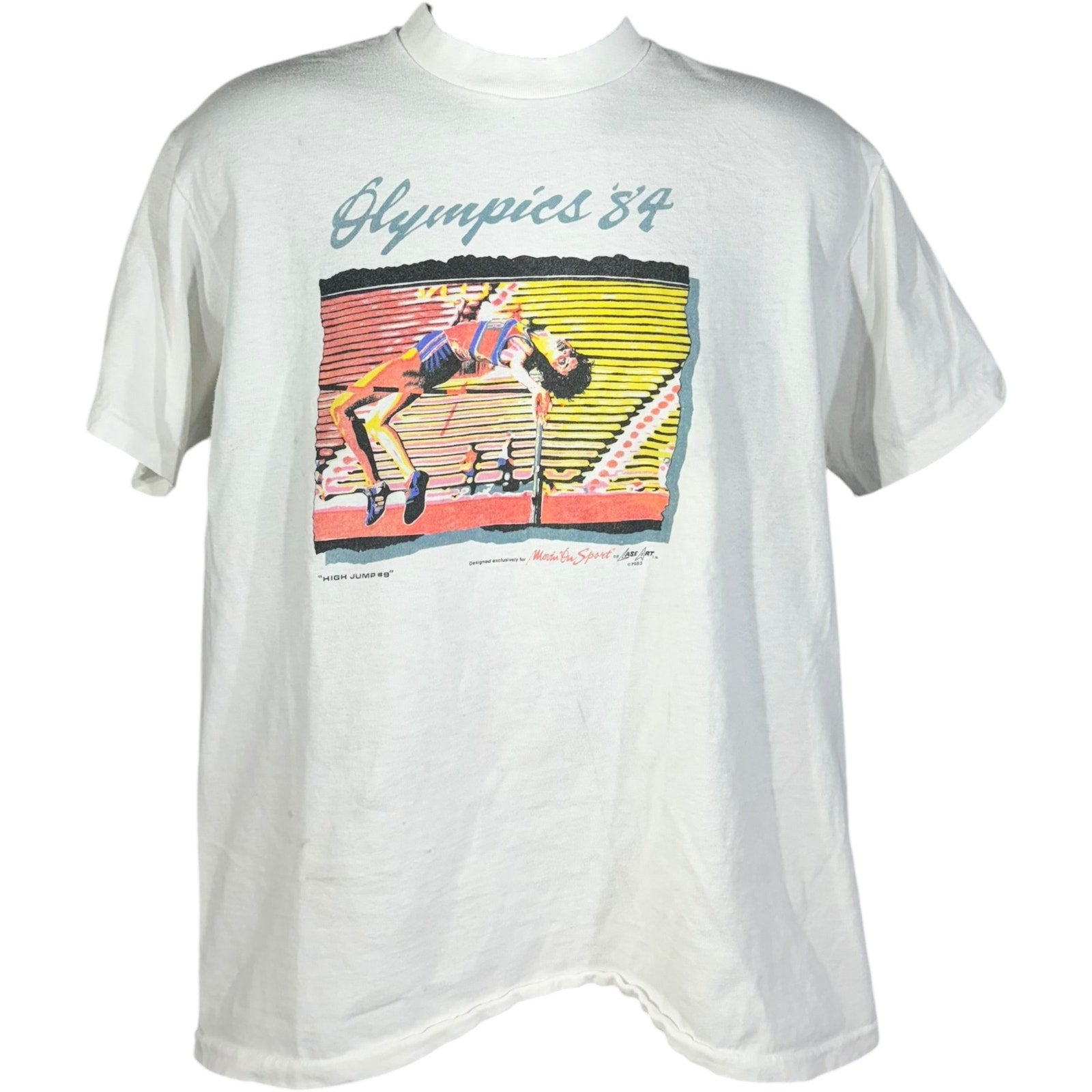 Vintage Olympics High Jump Art Tee 1984