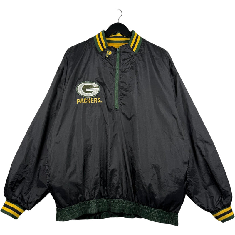 Vintage Green Bay Packers Team Logo NFL Reversible Jacket