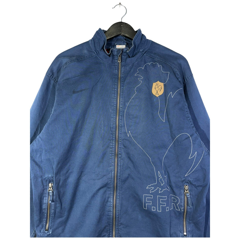 Vintage Nike FFR Rooster Full Zip Bomber Jacket