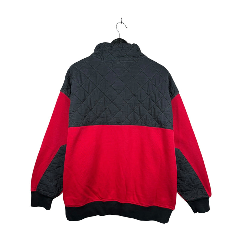 Vintage Polo Ralph Lauren Quilted Half Zip Pullover Sweatshirt