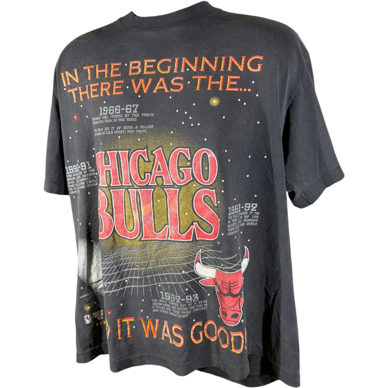 Vintage Chicago Bulls "In The Beginning" Franchise Tee 90s