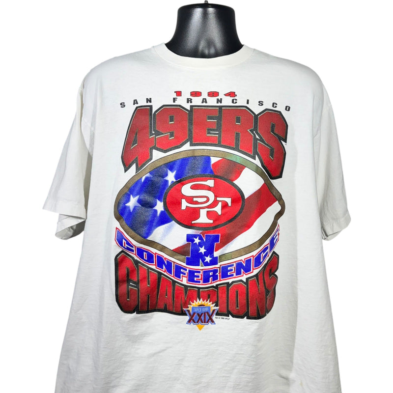 Vintage Starter San Francisco 49ers Conference Champs NFL Tee 90s