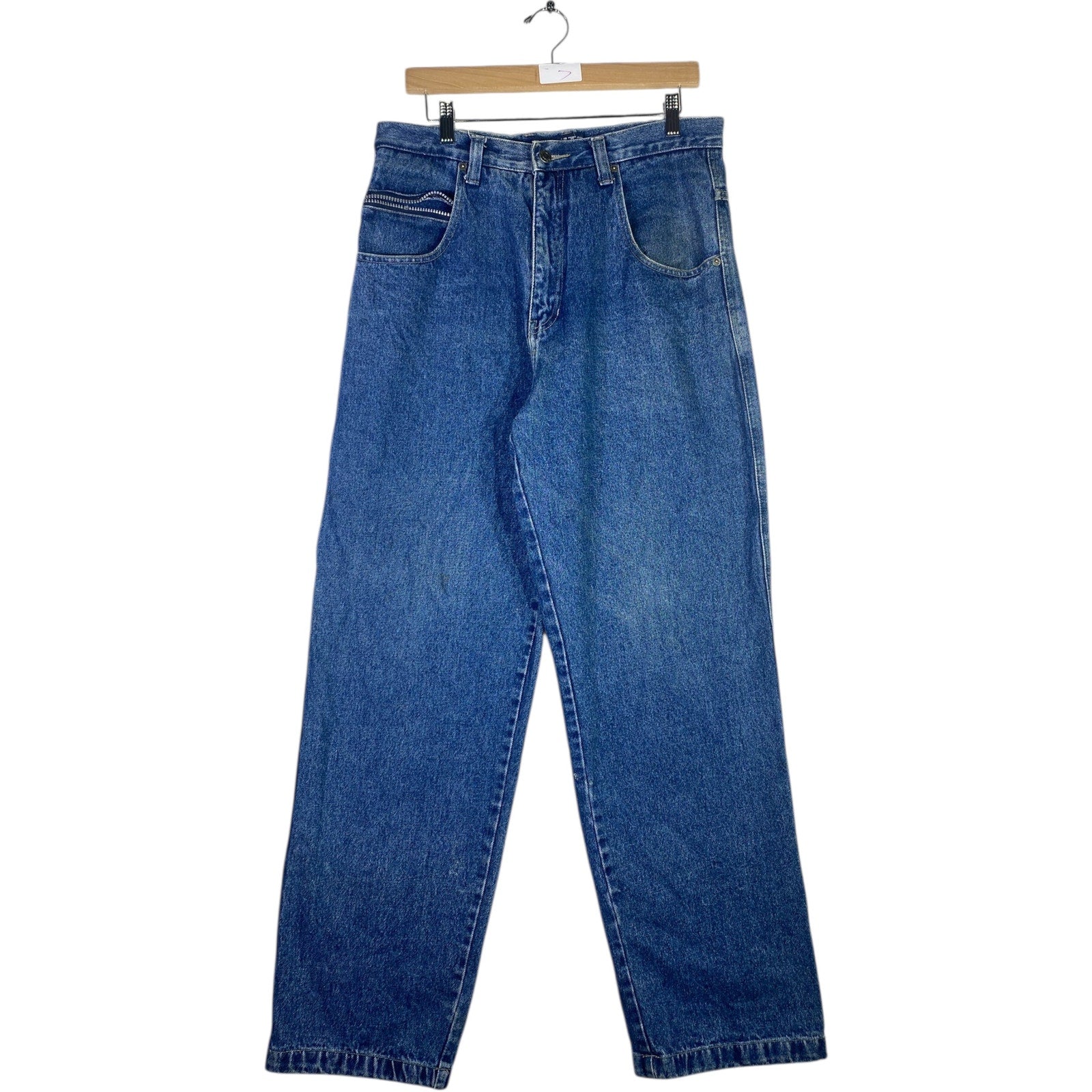 Vintage Results Straight Leg Denim Jeans 34