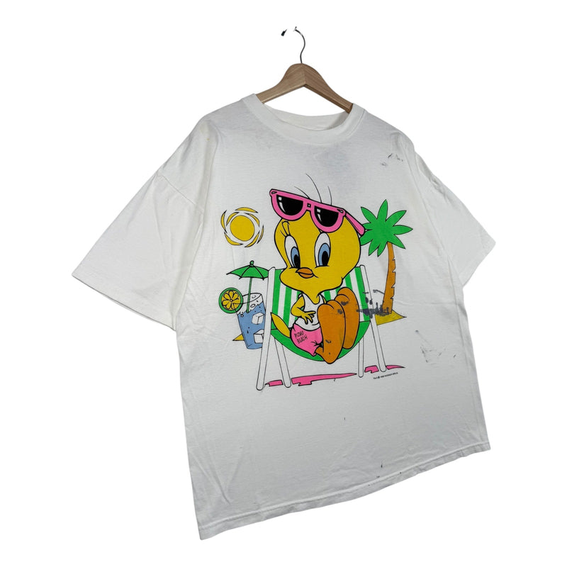 Vintage Tweety Bird Pizmo Beach Souvenir T-Shirt