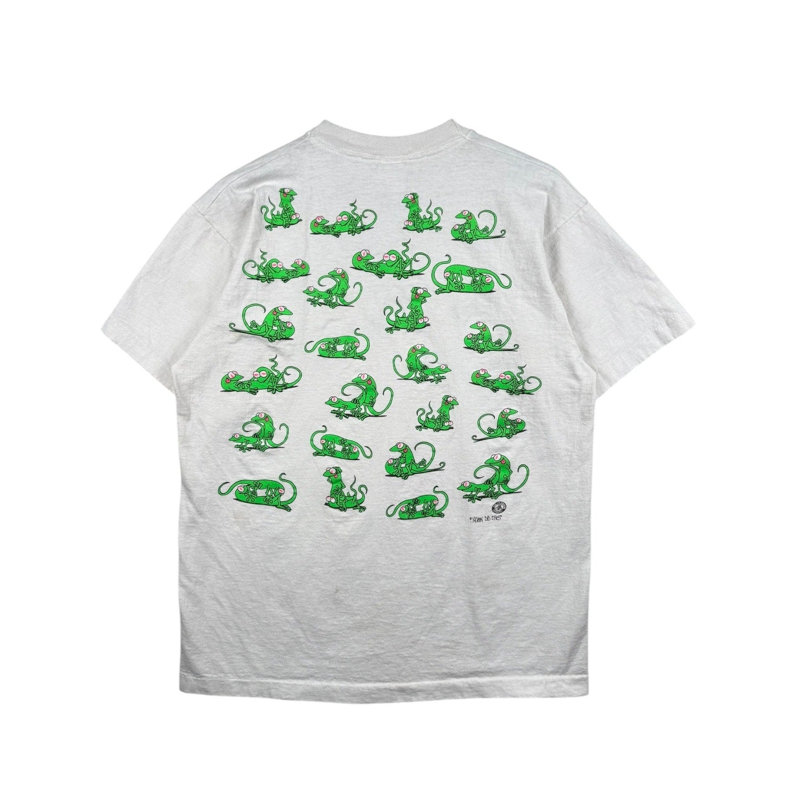 Vintage Gecko Lizard Sexual Graphic T-Shirt