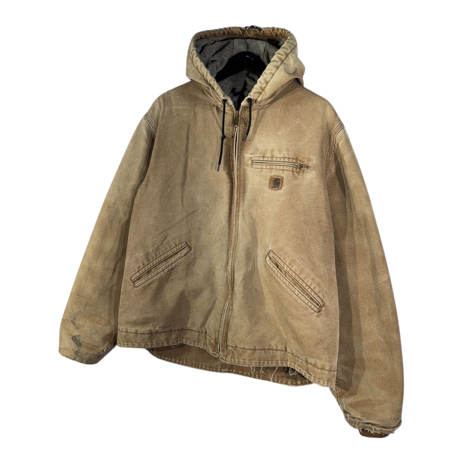 Vintage Carhartt Insulated Full Zip Hooded Workwear Jacket