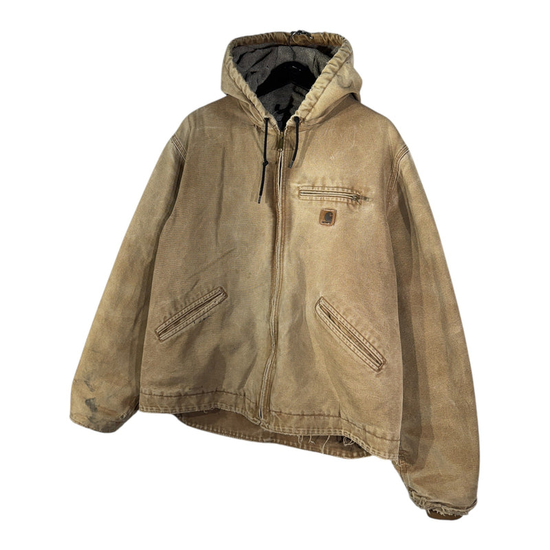 Vintage Carhartt Insulated Full Zip Hooded Workwear Jacket